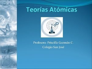 Teoras Atmicas Profesora Priscilla Guzmn C Colegio San