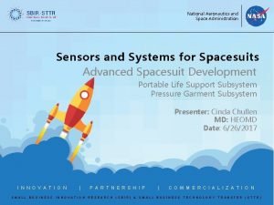 National Aeronautics and Space Administration Sensors and Systems National Aeronautics and Space Administration Sensors and Systems