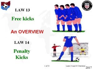 Law 13 free kicks