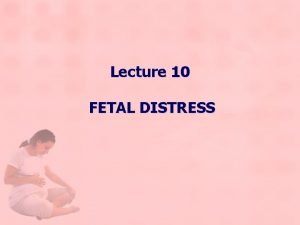 Fetal distress definition