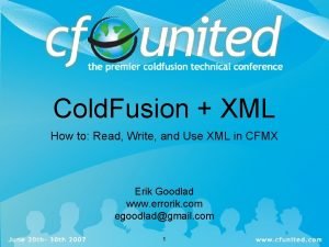 Coldfusion xml functions