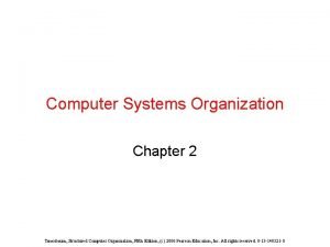 Structured computer organization