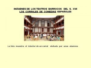 Teatros barrocos