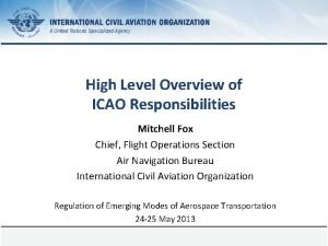 Icao annexes 1 to 19