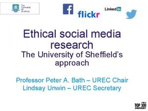 Ethical social media research The University of Sheffields