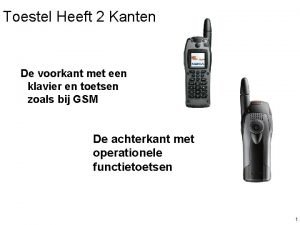 Toestel Heeft 2 Kanten De voorkant met een