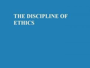 Descriptive ethics vs normative ethics