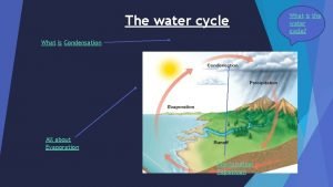 Epic water cycle