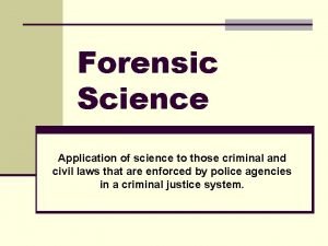 Leone lattes contribution to forensic science