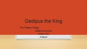 What did the shepherd do with oedipus