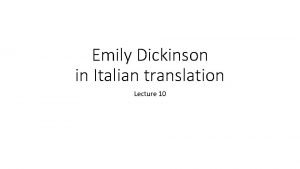 Emily dickinson 712