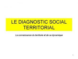 Diagnostic social territorial