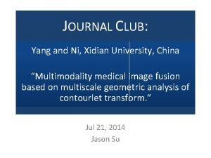 Journal of xidian university