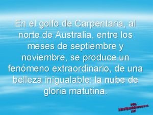 Golfo de carpentaria