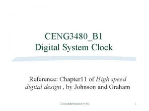 Clock reference system