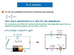 Rc circuit meaning