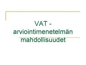 Vat kuntoutus