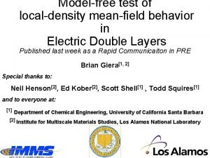 Modelfree test of localdensity meanfield behavior in Electric