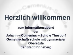 Johann-comenius-schule thesdorf
