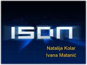 Natalija Kolar Ivana Matani to je ISDN digitalna