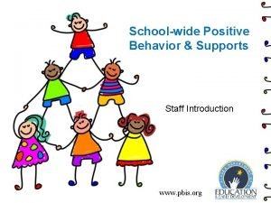 School wide Positive Behavior Supports Staff Introduction www