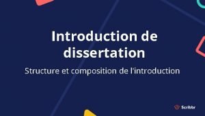 Intro de dissertation français