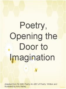 Imagination acrostic poem