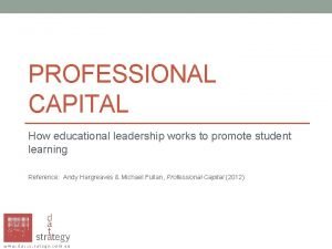 Professional capital definition
