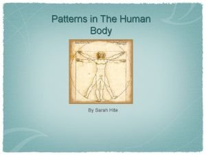 Patterns in human body