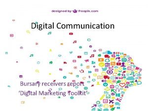 Digital Communication Bursary receivers report Digital Marketing Toolkit