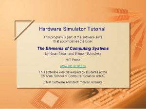 Computer hardware simulator
