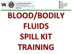Spill kit training presentation