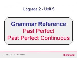 Past perfect tense examples