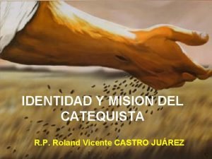 Mision del catequista catolico