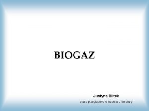 Biogaz wady i zalety