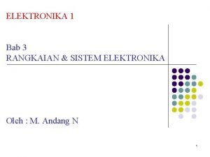 Contoh sistem elektronika