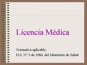 Documentos para apelar licencia medica en compin