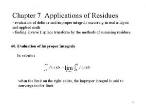 Application of residue theorem to evaluate real integrals