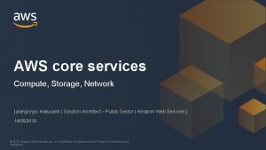 Aws core services