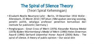 Contoh spiral of silence theory