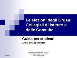 Le elezioni degli Organi Collegiali di Istituto e