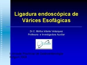 Clasificacion de paquet varices esofagicas