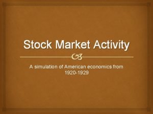 Mammoth oil stock 1920