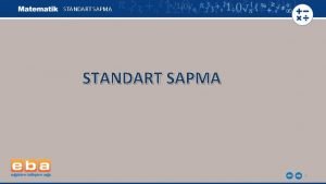 Standart sapma nedir