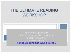 Yeshiva university registrar