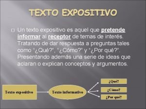 Expositivo