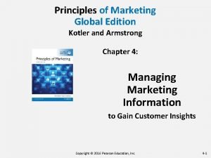 Principles of marketing research