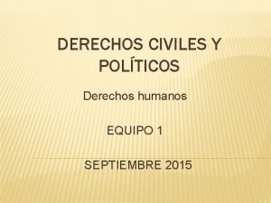 Qué significa derechos civiles