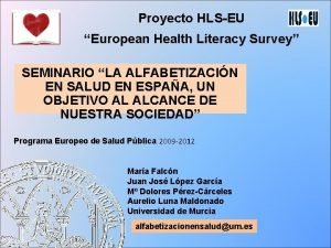 European health literacy survey