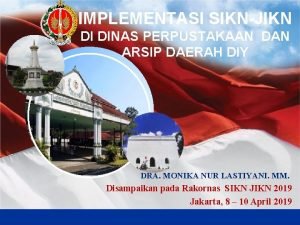 IMPLEMENTASI SIKNJIKN DI DINAS PERPUSTAKAAN DAN ARSIP DAERAH